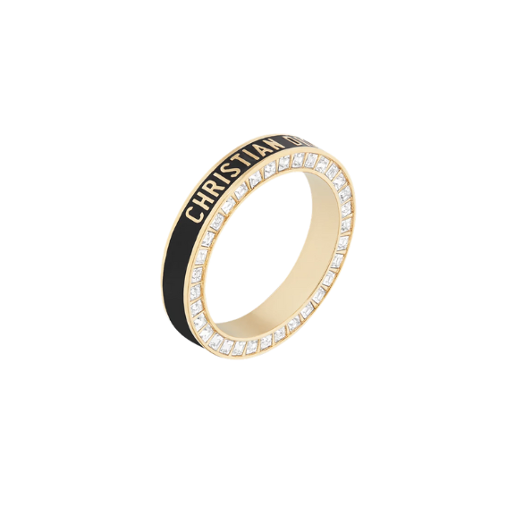 bague dior night code metal